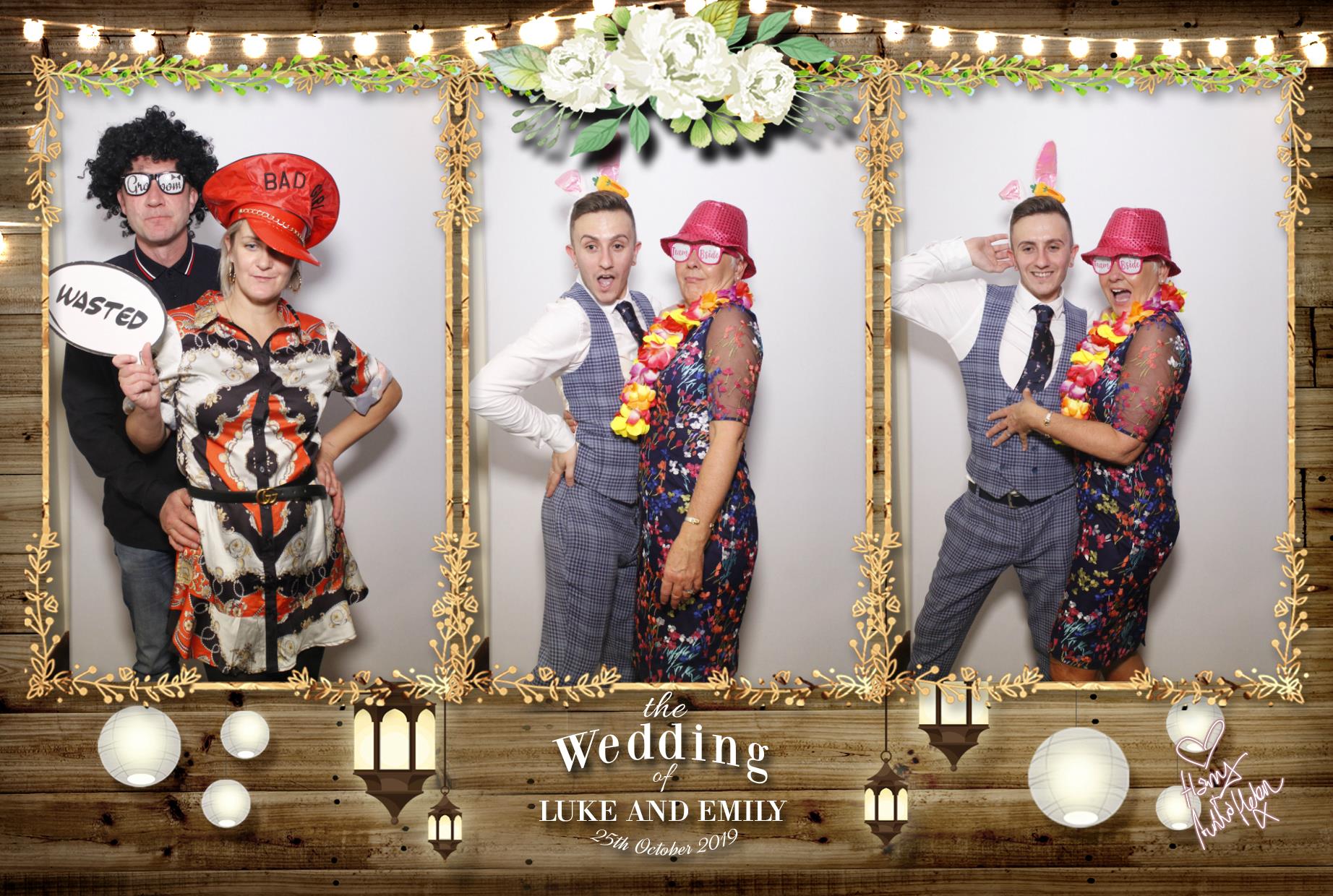 Luke & Emily's Wedding | View more photos from the event at gallery.myphotoboothexperience.co.uk/u/MyPhotoBoothExperienceLtd/Luke-Emilys-Wedding